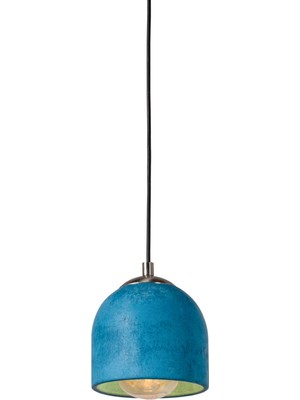 Womo Design Mavi Beton Tavan Aydınlatması