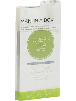 Voesh New York Mani In A Box Deluxe Yeşil Çay Detox 3 Adımlı Manikür Seti