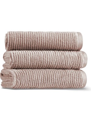 L’appartement Slim Ribbed Fibrosoft ® Quartz Pamuklu Tekli El Havlusu 30 x 40 cm