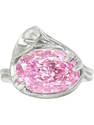 Alegoria Jewellery Gala Pembe 925 Ayar Gümüş Kadın Yüzük