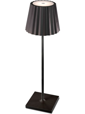 Bakara Collection K2 Siyah Şarjlı Masa Lambası