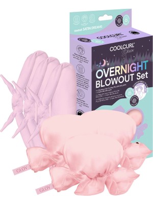 Coolcurl Overnight Blowout Set Pink