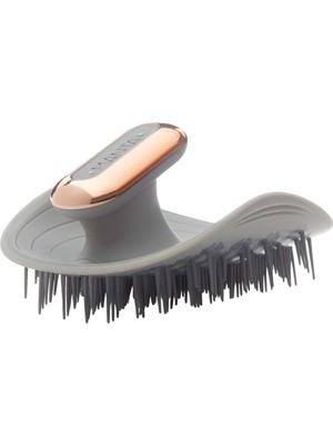 Pulse Grey Rose Gold Titreşimli Saç Derisi Masaj Fırçası