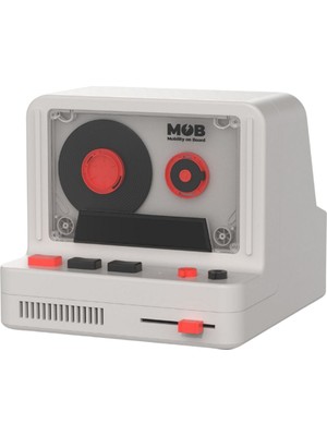 Mobility on Board Retro Kamera Gri Bluetooth Hoparlör