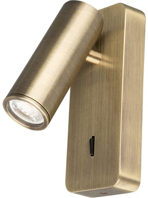 Bakara Collection Notte Eskitme Pirinç Alüminyum LED Aplik