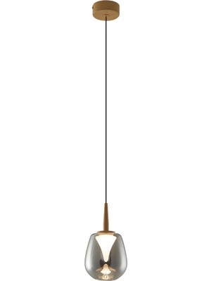 Bakara Collection Andromeda Krom Cam Uzun Tekli LED Sarkıt Avize 12 x 200 cm