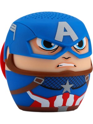 Bitty Boomers Marvel Captain America Figürlü Lisanslı Mini Bluetooth Hoparlör