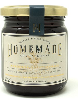 Homemade Aromaterapi Pürüzsüz Vücut Ovması Peeling 300 gr