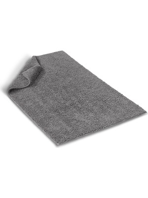 L’appartement Terry Tufted Dark Gray Pamuk Banyo Paspası 60 C 90 cm