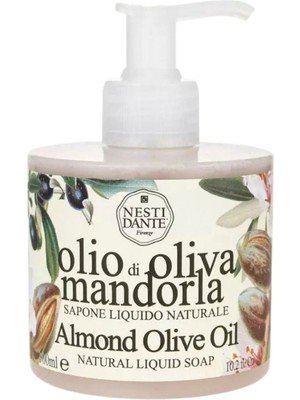 Nesti Dante Olio D'oliva Badem ve Zeytinyağlı Arındırıcı Vegan Bakım Sıvı Sabun 300 ml