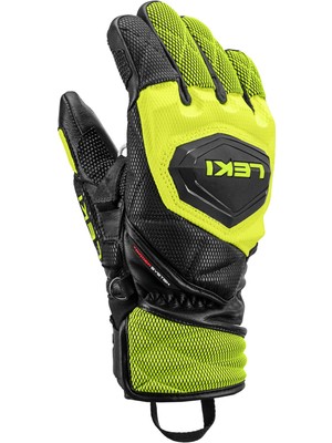 Leki Wcr Venom 3D Siyah Sarı Unisex Çocuk Kayak Eldiveni