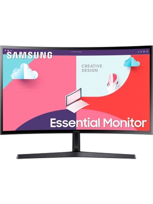 Samsung Freesync 27" Full-Hd 4ms 75Hz Kavisli Essential Monitör LS27C366EAUXUF