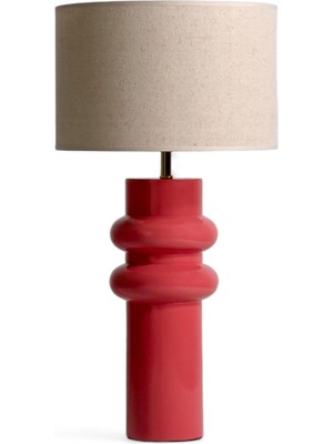 Pinot Interior Sorrento Lamp Pink Ahşap Abajur