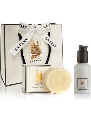 La Fann Mini Lüksler Seyahat Seti Oriental Spices Parfümlü Lüks Sabun 110 gr & Mystic Vanilla El ve Vücut Losyonu 100 ml