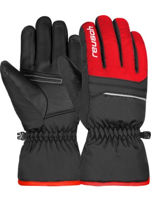 Reusch Alan Junior Black Red Unisex Çocuk Kayak Eldiveni