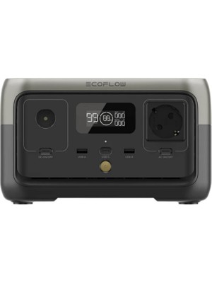 EcoFlow River 2 256WH Kapasite 300W (X-Boost 600W) Çıkış Taşınabilir Güç Kaynağı