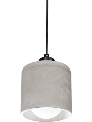 Womo Design Gri Beton Silindir Tavan Aydınlatması