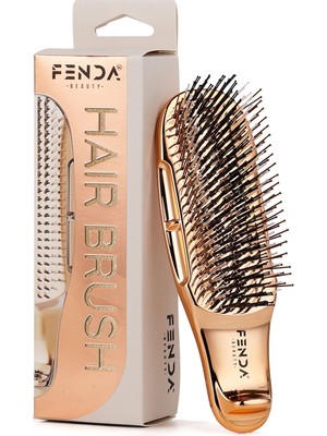 Fenda Profesyonel 4 Pinli Kompakt Bronz Saç Fırçası