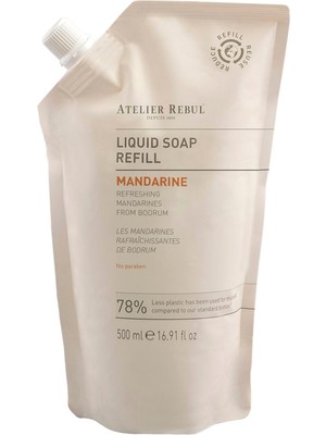 Atelier Rebul Mandalina Sıvı Sabun 500 ml Refill