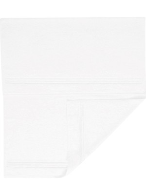 Valeron Trio Beyaz Pamuklu Banyo Havlusu 90X150 cm