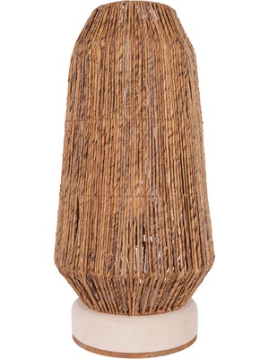 Chakra Obelisk Natural Gövde Xl Masa Lambası