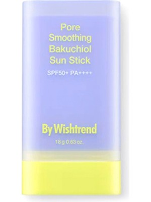 By Wishtrend Pore Smoothing Bakuchiol Sun Stick Spf 50+ Pa++++ Gözenek Kapatıcı Suya Dayanıklı Mat Güneş Koruyucu 18 gr