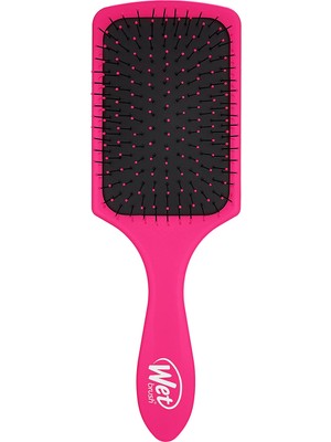 Wet Brush Paddle Detangler Pembe Dolaşık Açıcı Geniş Kadın Saç Fırçası