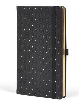 Castelli Milano Gold Koleksiyon Honeycomb Çizgili Defter