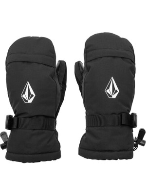 Volcom Daysaver Blk Siyah Unisex Çocuk Kayak Eldiveni