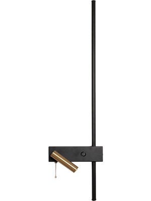 Lasttouch Lumis No:2 Siyah Metal LED Aplik