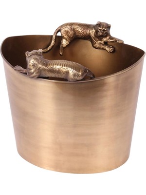 Bakara Collection Bronz Şarap Şampanya Kovası 26 x 35 cm