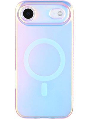 Deercase iPhone 17 Air Hologram Kamera Lens Korumalı Magsafe Uyumlu Premium Telefon Kılıfı