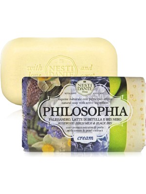 Nesti Dante Philosophia Cream Aydınlatıcı ve Nemlendirici Inci Özü & Iris & Gül Ağacı Katı Sabun 250 gr