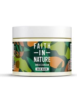 Faith In Nature Shea ve Argan Çok Kuru Saç Tipleri Için Saç Bakım Maskesi