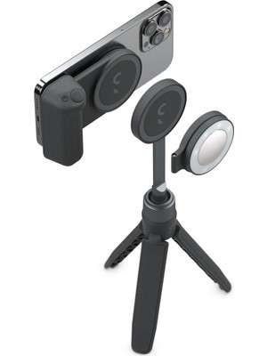 Shiftcam Snapgrip Siyah Magsafe Powerbank Özellikli Fotoğraf ve Video Çekim Seti