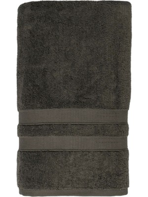Qua Home Narciso Antrasit Pamuklu Banyo Havlusu 90 x 150 cm