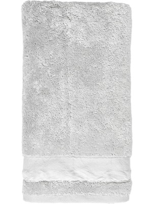 Qua Home Chamelion Pima Gri Pamuklu Banyo Havlusu  90 x 150 cm