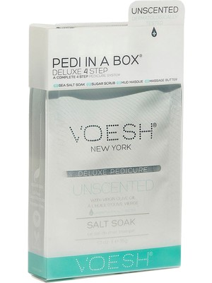 Voesh New York Pedi In A Box Deluxe Kokusuz 4 Adımlı Pedikür Seti