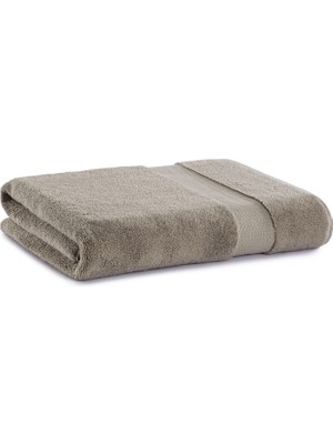 L’appartement Valencia Fibroluxe ® Warm Gray Bambu Tekli Banyo Havlusu 100 x 180 cm