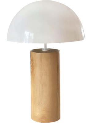 Tags Design Ahşap Mushroom Abajur