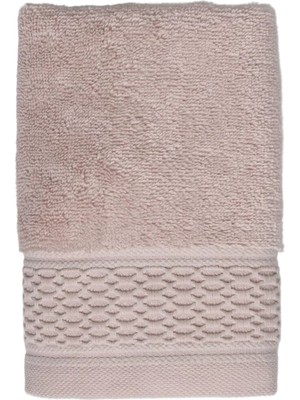 Qua Home Poppy Penye Açık Pembe Pamuklu El Havlusu 30 x 50 cm