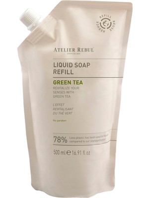 Atelier Rebul Yeşil Çay Sıvı Sabun 500 ml Refill