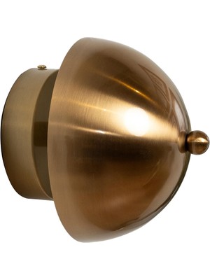 Lasttouch Mezza No:1 Dorata Pirinç Kaplama Metal LED Aplik