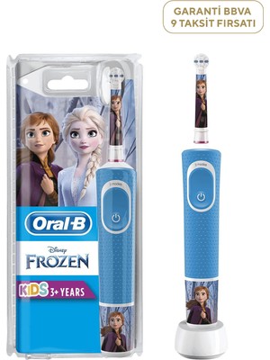 Oral-B D100 Vitality Frozen Özel Seri Çocuklar Için Şarj Edilebilir Diş Fırçası