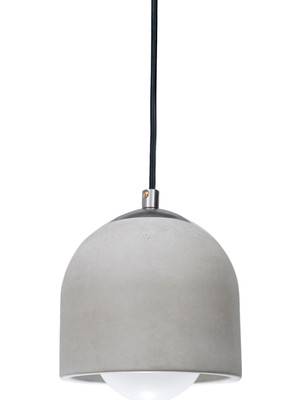 Womo Design Gri Beton Metal Tavan Aydınlatması