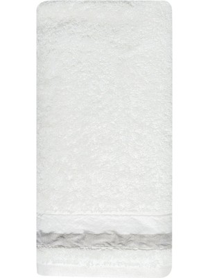 Qua Home Chamelion Pima Beyaz Pamuklu Banyo Havlusu 90 x 150 cm