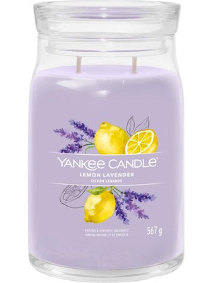 Yankee Candle Lemon Lavender Mor Büyük Mum 567 G