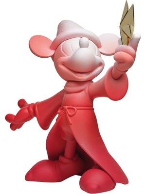 Leblon Delienne Mickey Fantasia Kırmızı Gold 30 cm Heykel
