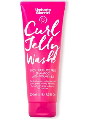 Umberto Giannini Curl Jelly Wash Bukleli Saçlar Için Arındırıcı Şampuan 250 ml