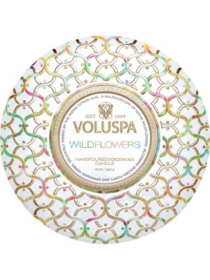 Voluspa Wildflowers Tin Mum